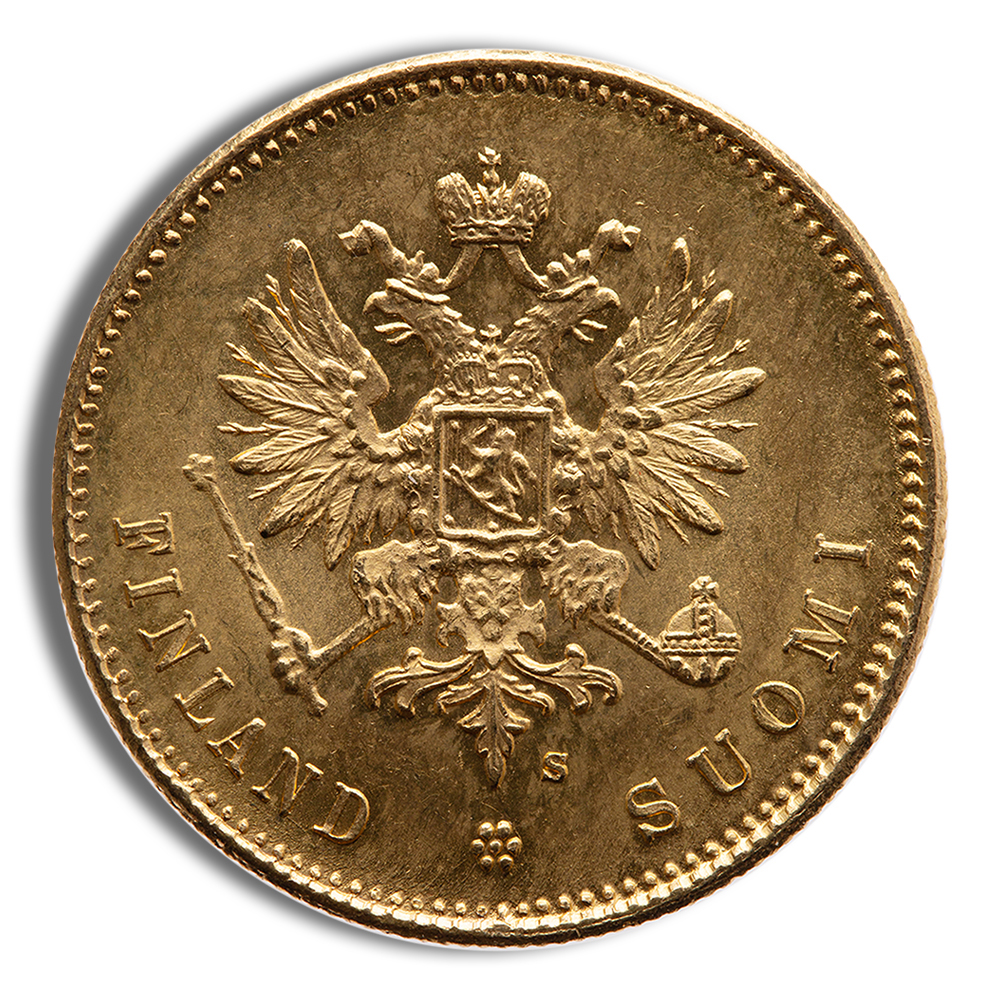 Finland 20 Markkaa Gold Coin Finland 20 Markkaa Gold Coin - Image 1