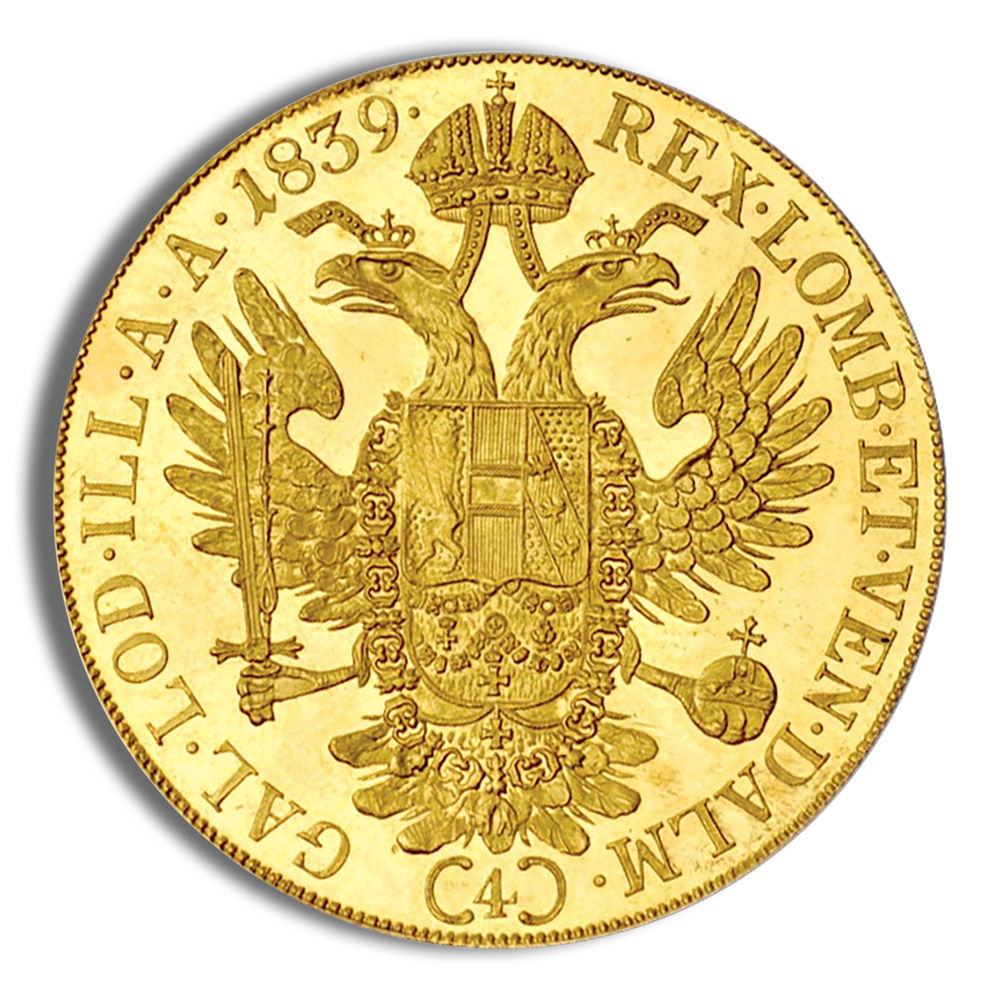 Austria 4 Ducat Gold Coin Austria 4 Ducat Gold Coin - Image 1