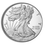 2018-S Proof Silver Eagle with Box & COA - Image 2