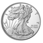 2021-W Proof Silver Eagle with Box & COA - Type 1 - Image 2