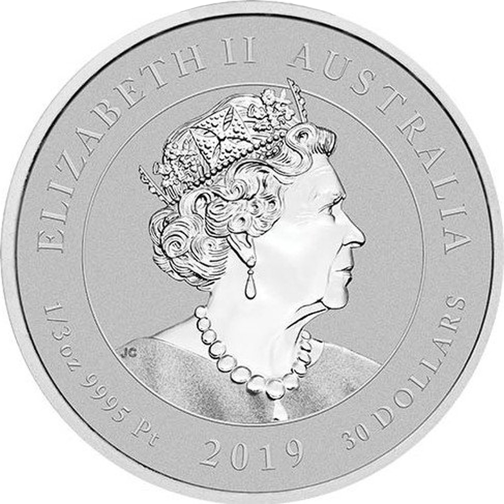 2019 1/3 oz Australian Bottlenose Dolphin Platinum Coin 2019 1/3 oz Australian Bottlenose Dolphin Platinum Coin - Image 1