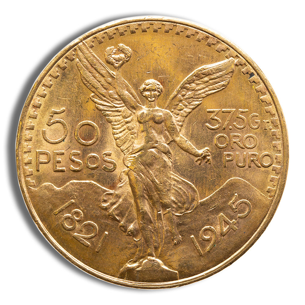 1945 Mexico Gold 50 Peso BU 1945 Mexico Gold 50 Peso BU - Image 1