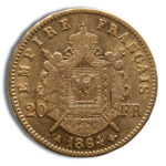 France Gold 20 Francs - Napoleon III (1852-1870) - Image 2