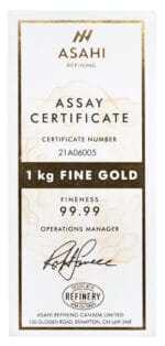 1 kilo Gold Bar - Brand Varies .9999 (COMEX Brand) - Image 3