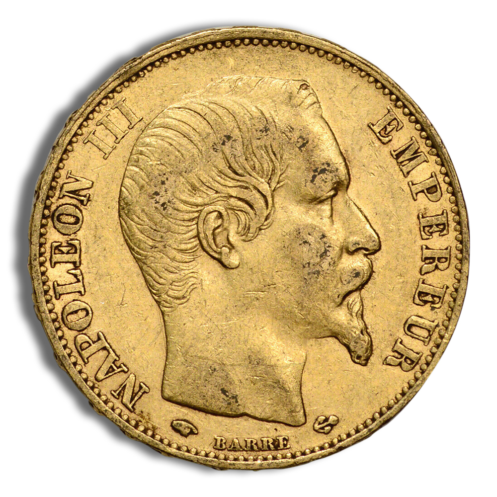 France Gold 20 Francs - Napoleon III (1852-1870) France Gold 20 Francs - Napoleon III (1852-1870) - Image 1