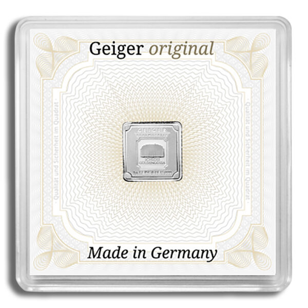 1 gram Silver Bar - Geiger (In Assay)