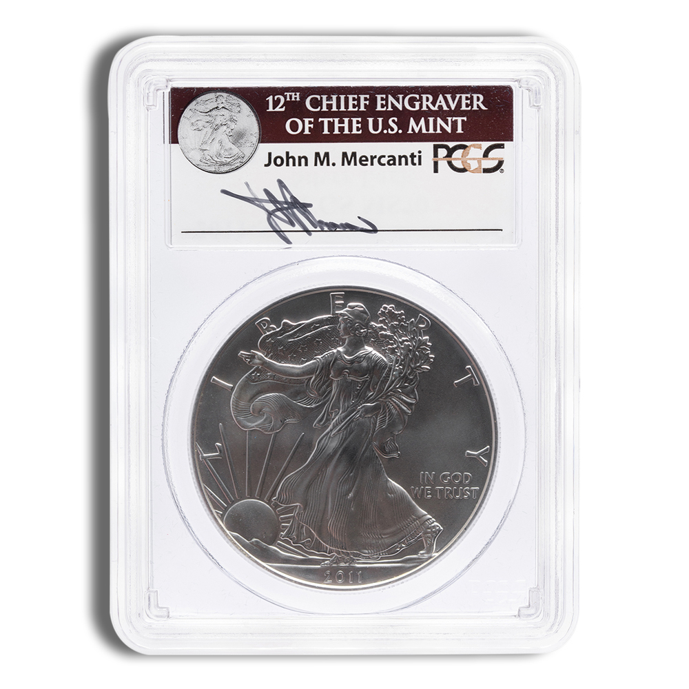 2011 Silver Eagle PCGS MS70 First Strike 2011 Silver Eagle PCGS MS70 First Strike - Image 1