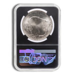 2001-D $1 Silver Buffalo Commem - NGC MS69 (Black Core) - Image 2
