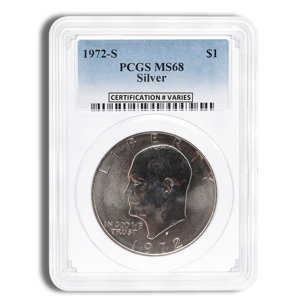 1972-S Ike Dollar - PCGS MS68 1972-S Ike Dollar - PCGS MS68 - Image 1