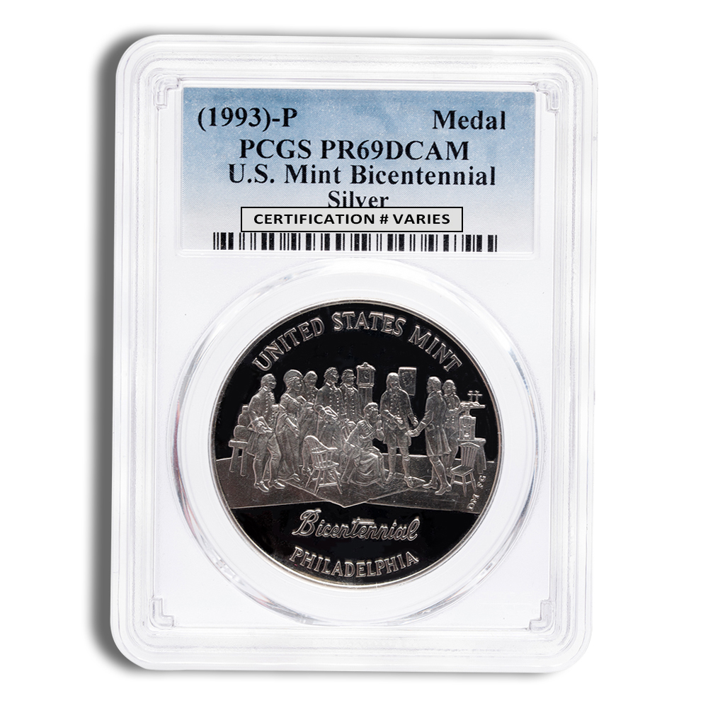 1993-P Bicentennial Silver Medal PCGS PR69 1993-P Bicentennial Silver Medal PCGS PR69 - Image 1