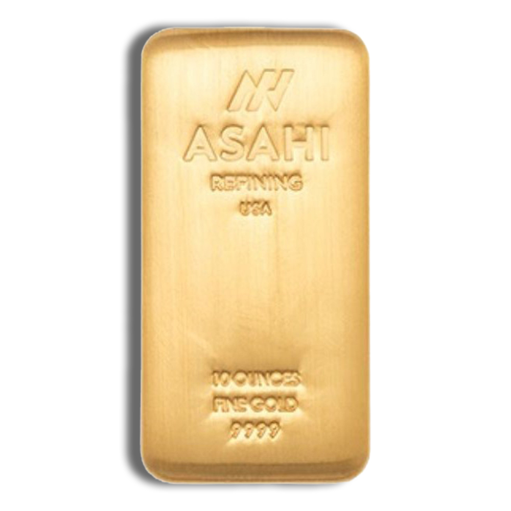 10 oz Gold Bar - Asahi Refining (Cast) 10 oz Gold Bar - Asahi Refining (Cast) - Image 1