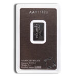 5 gram Platinum Bar - Valcambi (Carded) - Image 2