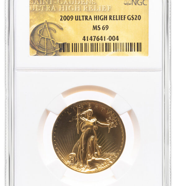2009 Ultra High Relief Double Eagle NGC MS69