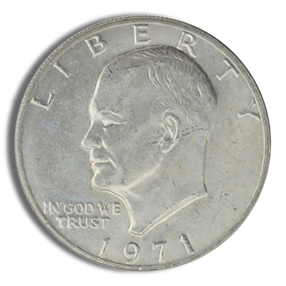40% Silver Ike Dollar (Cull or Circulated Condition) 40% Silver Ike Dollar (Cull or Circulated Condition) - Image 1
