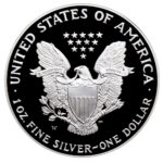 2002-W Proof Silver Eagle with Box & COA - Image 3