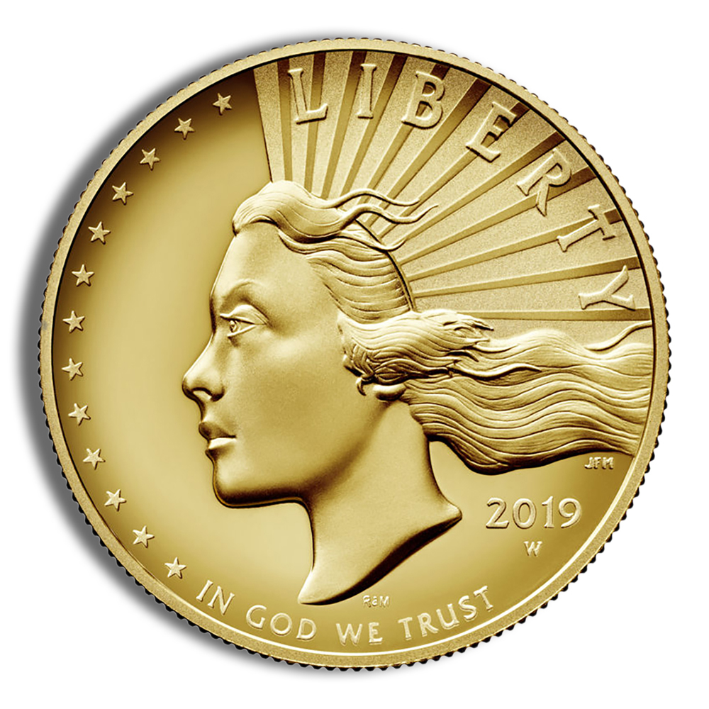 2019-W American Liberty High Relief Gold Coin (w/Box & COA) 2019-W American Liberty High Relief Gold Coin (w/Box & COA) - Image 1