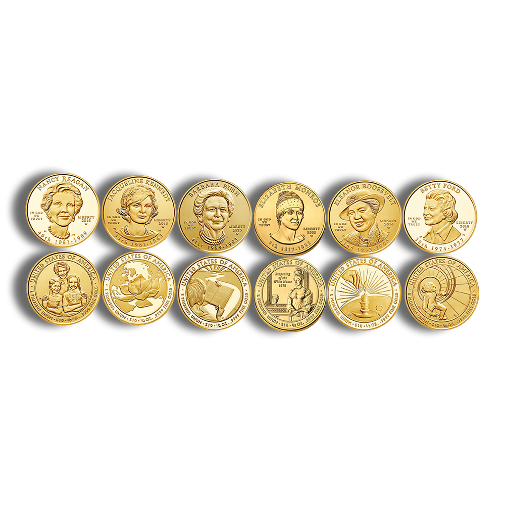 1/2 oz First Spouse Gold Coin - BU/PR (Cap/Slab/OGP) 1/2 oz First Spouse Gold Coin - BU/PR (Cap/Slab/OGP) - Image 1
