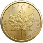 1 oz .9999 Gold Maple Leaf (Year Varies)