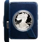 2001-W Proof Silver Eagle with Box & COA