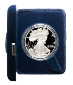 2001-W Proof Silver Eagle with Box & COA