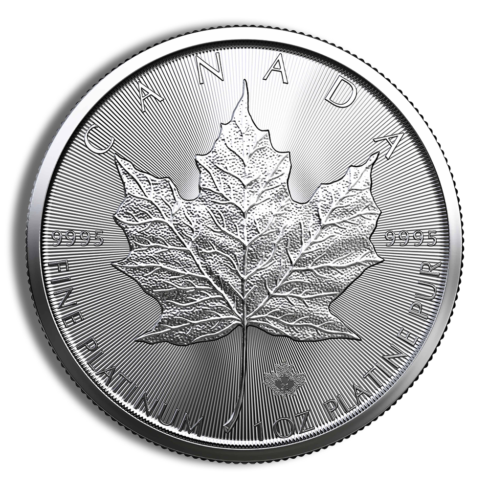 Platinum Maple Leaf - 1 oz (Year Varies) Platinum Maple Leaf - 1 oz (Year Varies) - Image 1