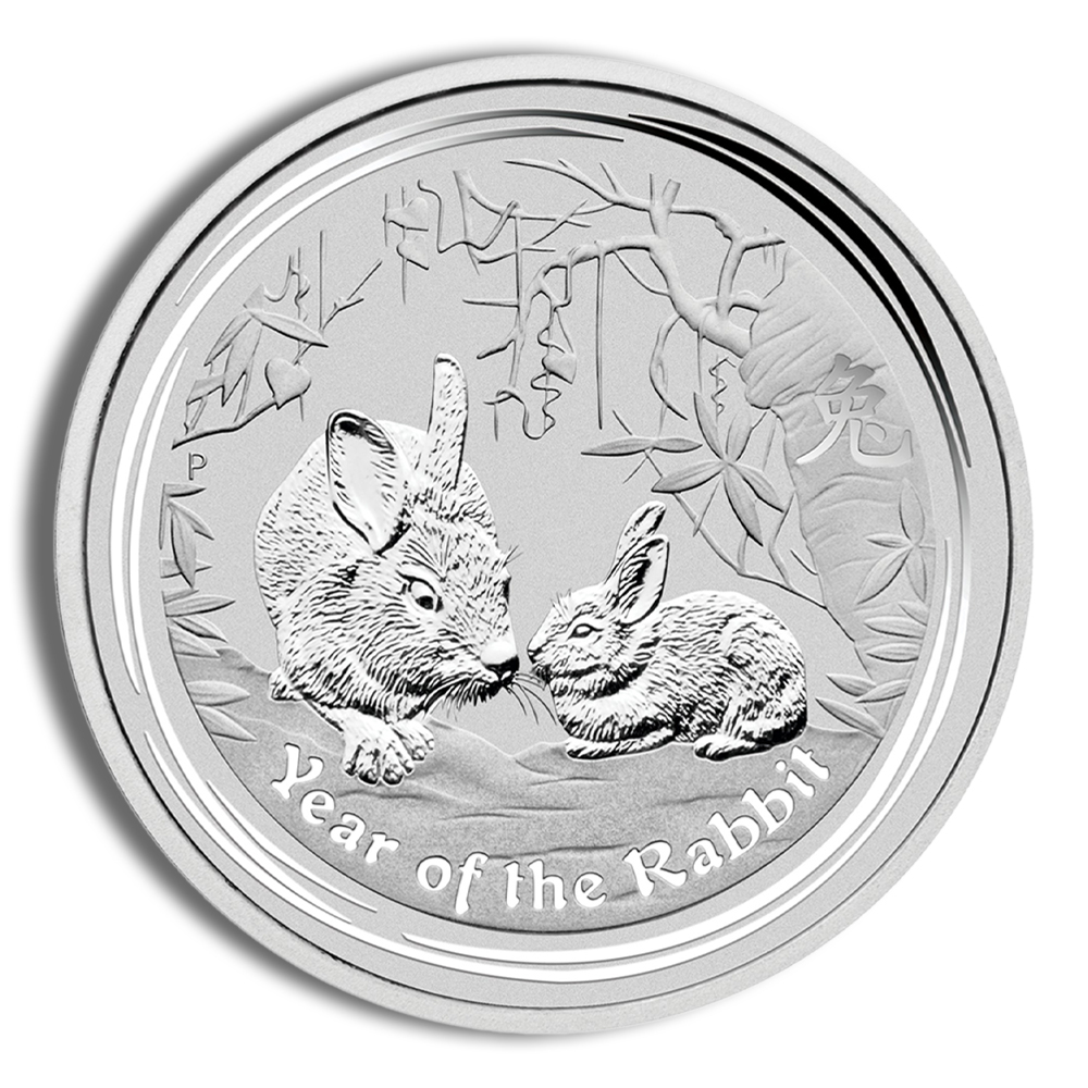 2011 Kilo Australia Silver Lunar Rabbit BU - Series II 2011 Kilo Australia Silver Lunar Rabbit BU - Series II - Image 1