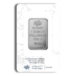 1 oz Palladium Bar - PAMP Fortuna (Carded) - Image 2