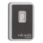 2.5 gram Platinum Bar - Valcambi (Carded)