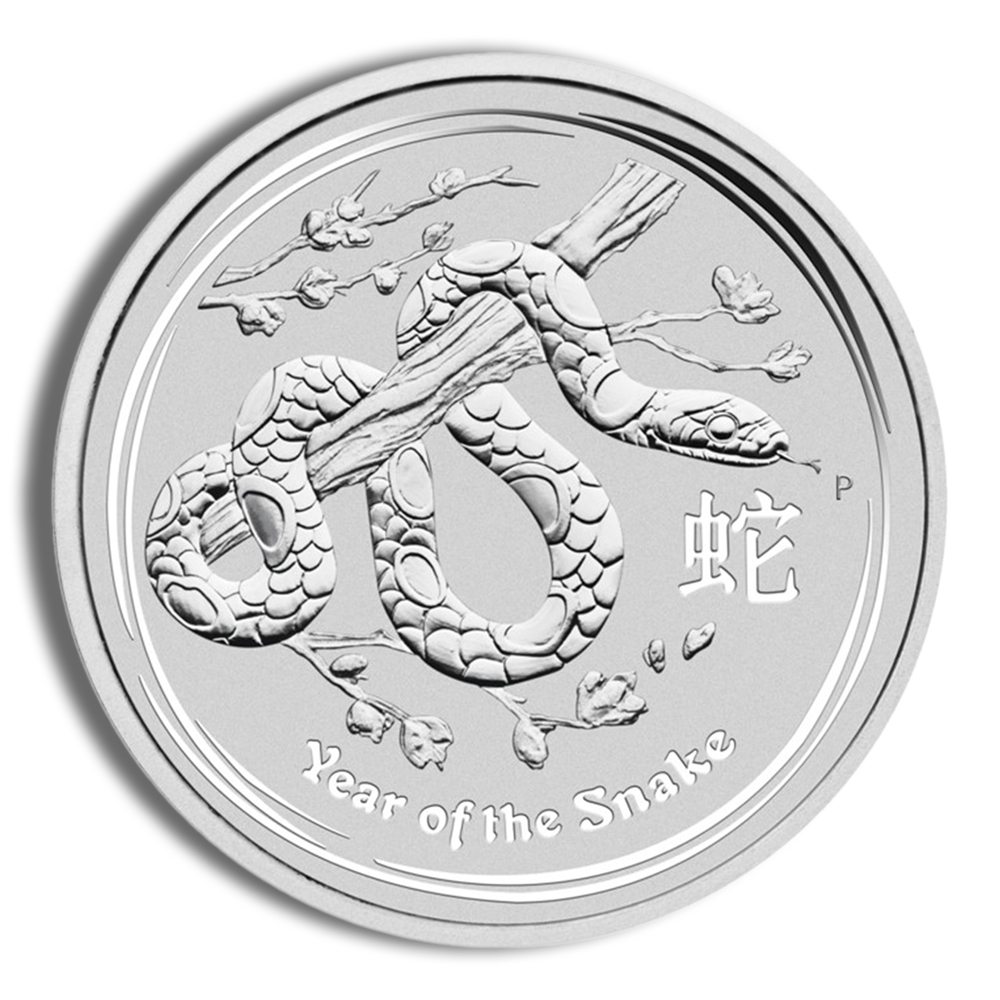 2013 Kilo Australia Silver Lunar Snake BU - Series II 2013 Kilo Australia Silver Lunar Snake BU - Series II - Image 1