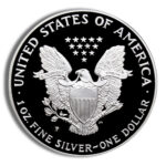 1998-P Proof Silver Eagle with Box & COA - Image 3
