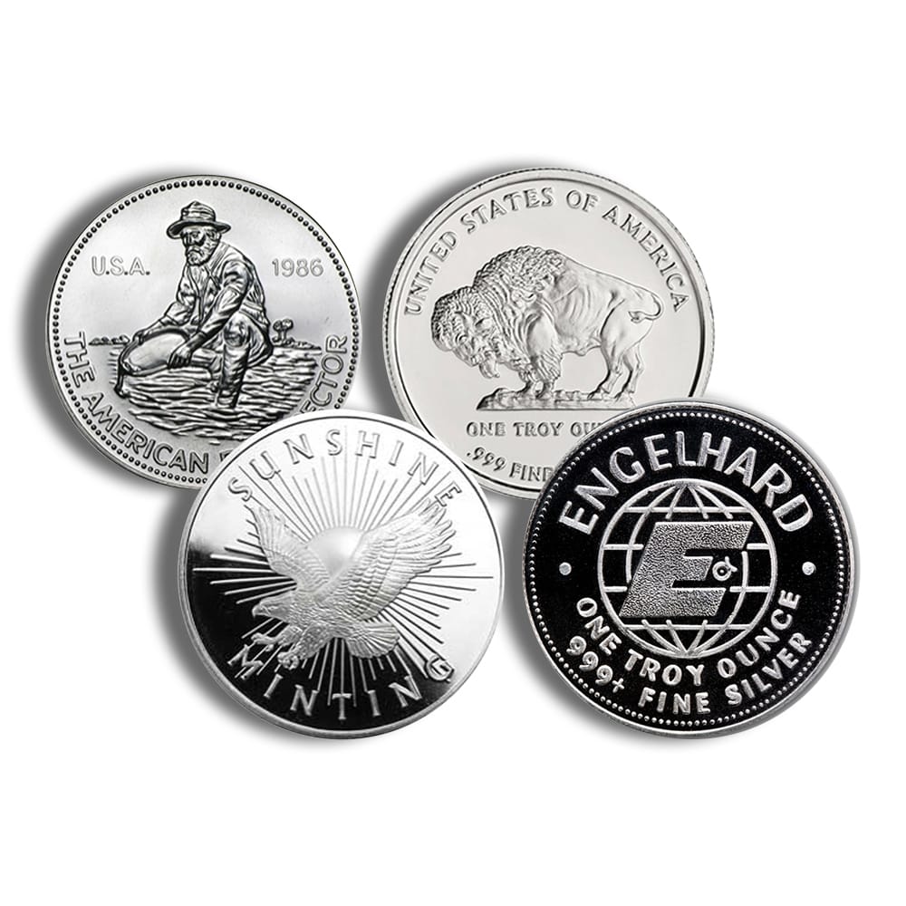 1 oz Silver Round - Design Varies - Secondary Market 1 oz Silver Round - Design Varies - Secondary Market - Image 1