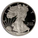 2014-W Proof Silver Eagle with Box & COA - Image 2