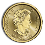 2016 1/4 oz Canadian Snow Falcon Gold Coin - Image 2