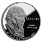 1993-D $1 Bill Rights, Madison Silver Commem - BU