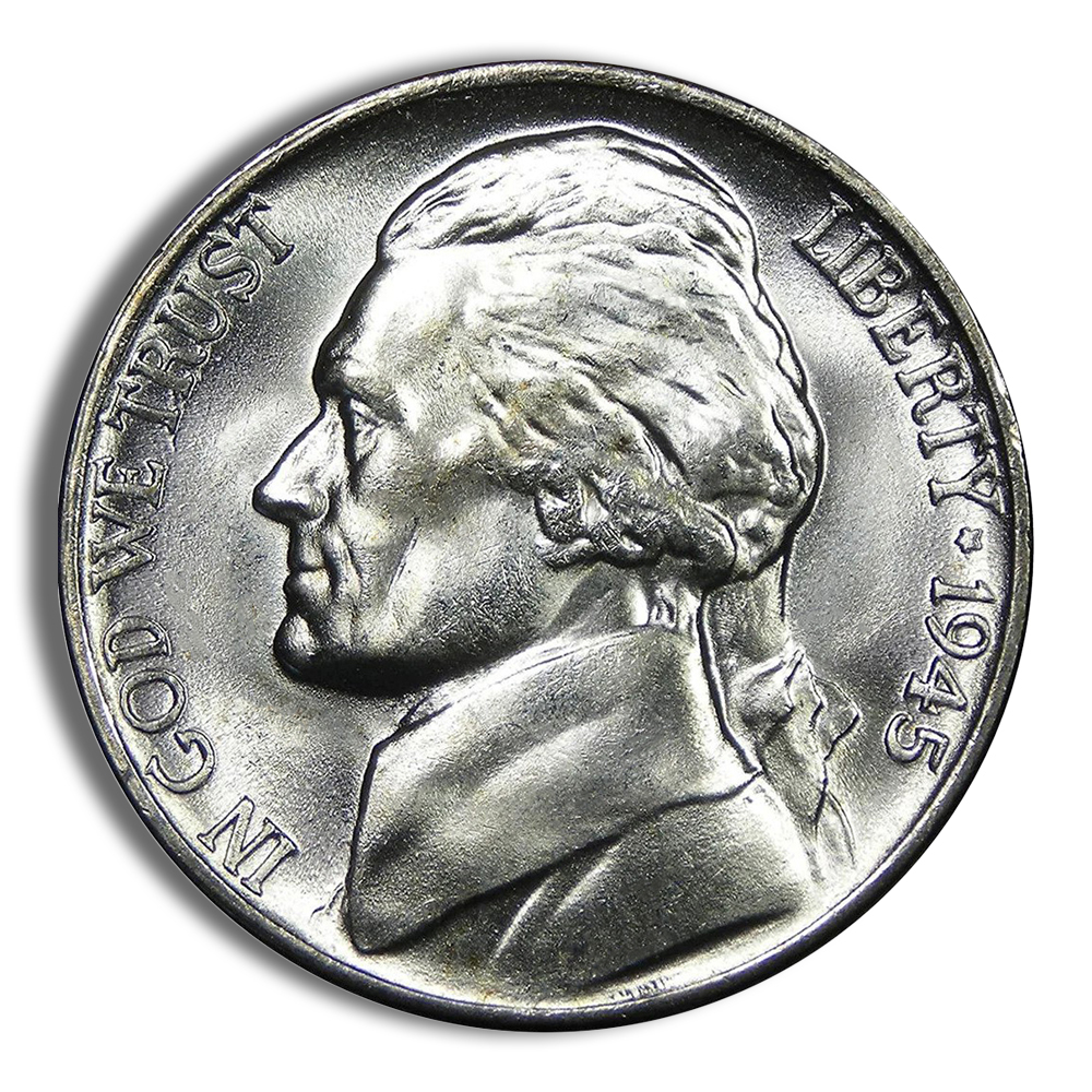 35% Silver War-Time Nickel (1942-1945) 35% Silver War-Time Nickel (1942-1945) - Image 1