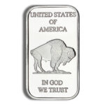 1 oz Silver Bar - Buffalo Design